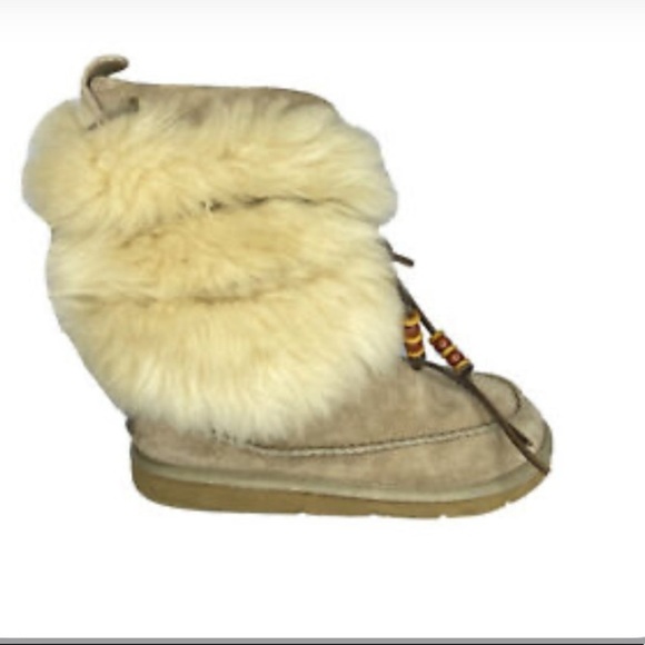UGG Shoes - UGG Vtg Australia Suede Shearling Boots